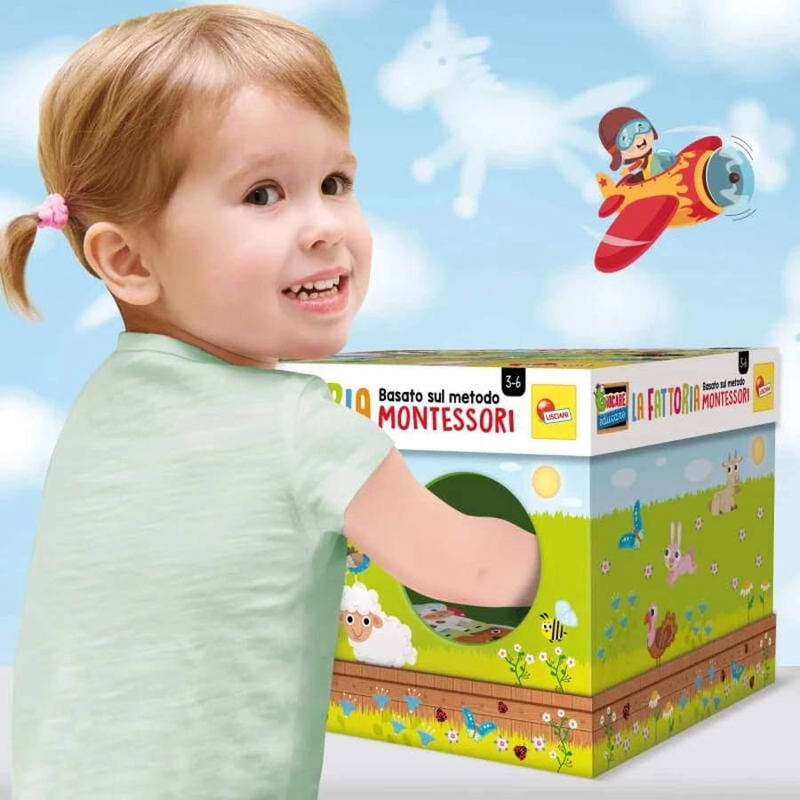 Lisciani Montessori - maxipuzzel de boerderij
