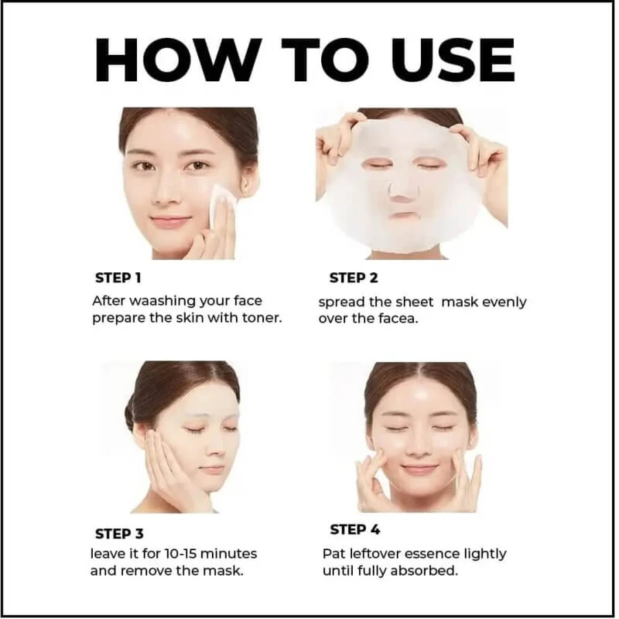 Missha Airy fit sheet mask red ginseng - aufhellende und revitalisierende Maske