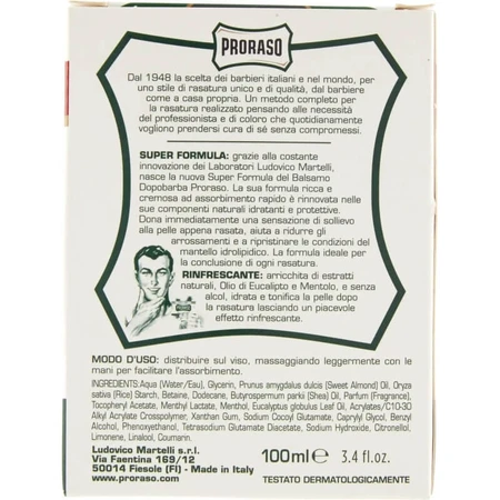 Proraso refreshing - aftershave balm 100 ml
