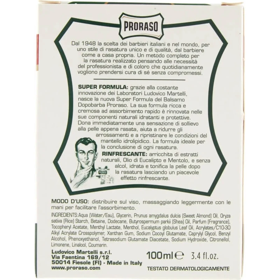Proraso refreshing - aftershave balm 100 ml