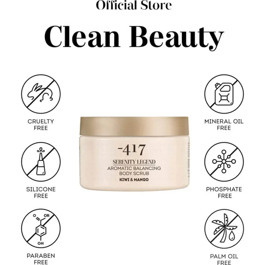Minus 417 Serenity legend kiwi e mango - peeling aromatico per il corpo 450 gr