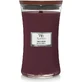 Woodwick Black cherry - lumânare parfumată clepsidră mare 609 g