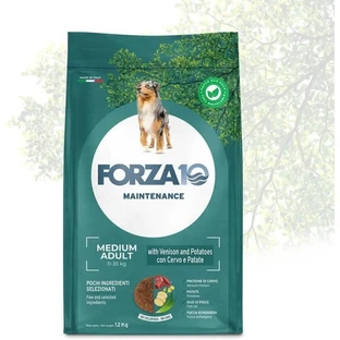 Forza10 Mantenimiento adulto mediano con ciervo con patatas - alimento completo para perros 2 kg