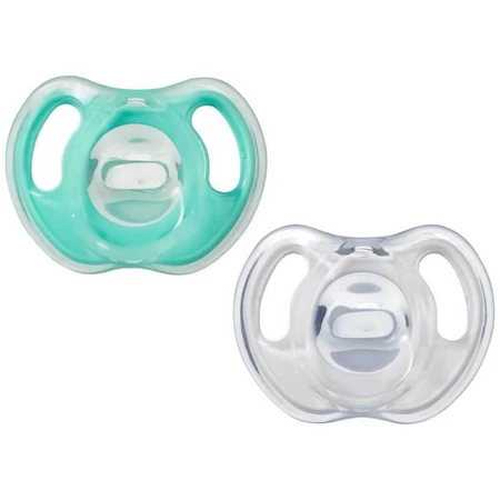 Tommee tippee Ultra light fopspeen - 2 ultra lichte siliconen fopspenen 0-6 maanden