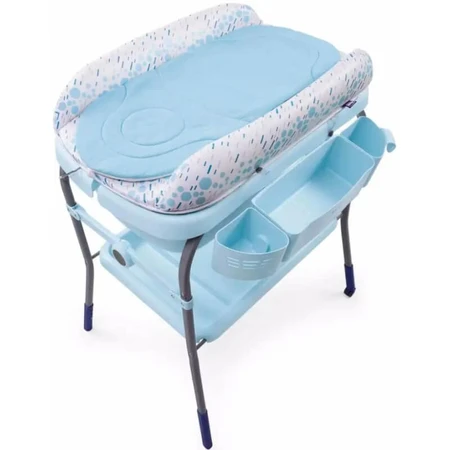 Chicco cuddle &amp; bubble cambiador para bebé color azul océano