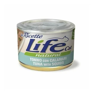 Life petcare Life cat natural tonno calamari con calamari e fagiolini - alimento completo per gatti 150 gr
