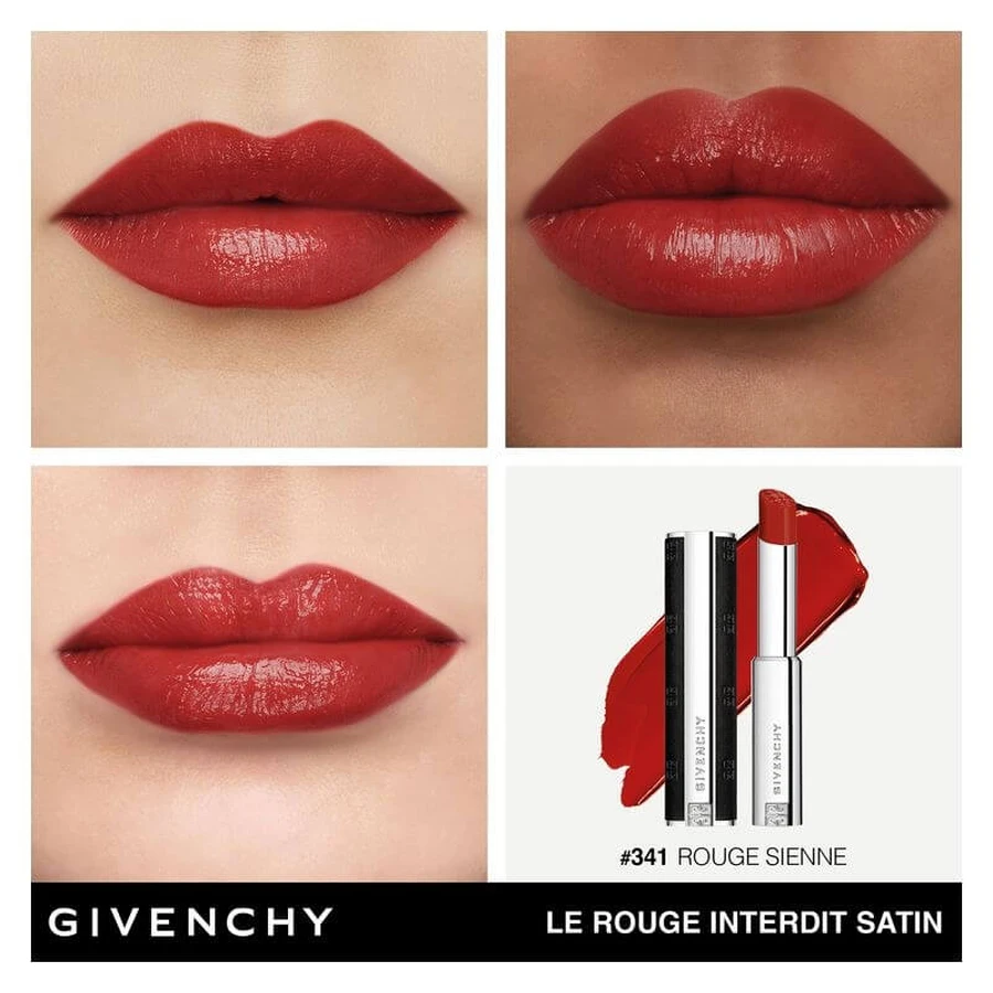 Givenchy Le rouge interdit satin - rouge à lèvres no. 341 rouge sienne