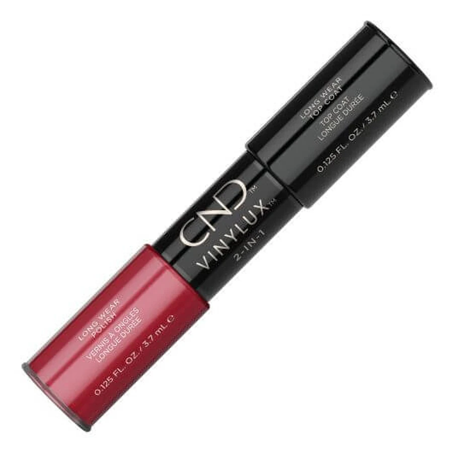 Lac unghii saptamanal 2 in 1 CND Vinylux Wildfire & Top 2x3.7ml