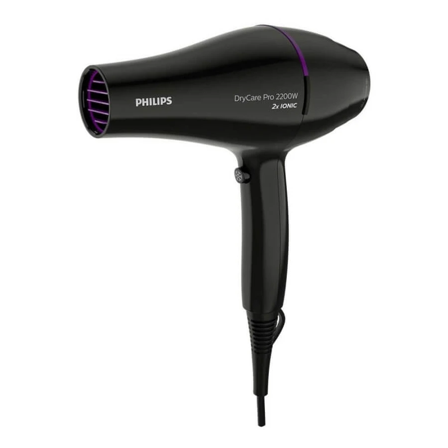 Philips Bhd274/00 drycare pro - asciugacapelli professionale 2200 w per piega impeccabile e asciugatura rapida