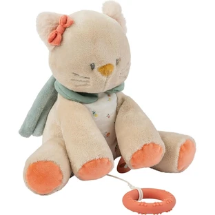Gato de lana Nattou - peluche sonoro