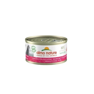Almo nature Hfc natural chicken and liver - complete food for cats 70 gr