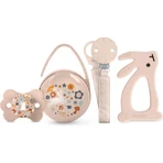 Suavinex Wonderland - set cadou 4 piese pentru copii - roz