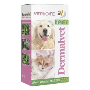 Eurekavet Dermalvet - solution ponctuelle pour la barrière cutanée et les dermatites récurrentes 30 ml