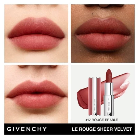 Givenchy Le rouge diep fluweel - lippenstift nr. 17 rouge erable
