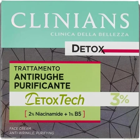 Clinians Anti-Falten-Detox-Creme - Antioxidantienbehandlung - 50 ml