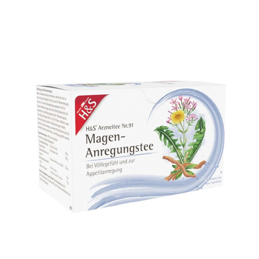 H&S Magen-anregungstee Filterbeutel 20X2,0 g