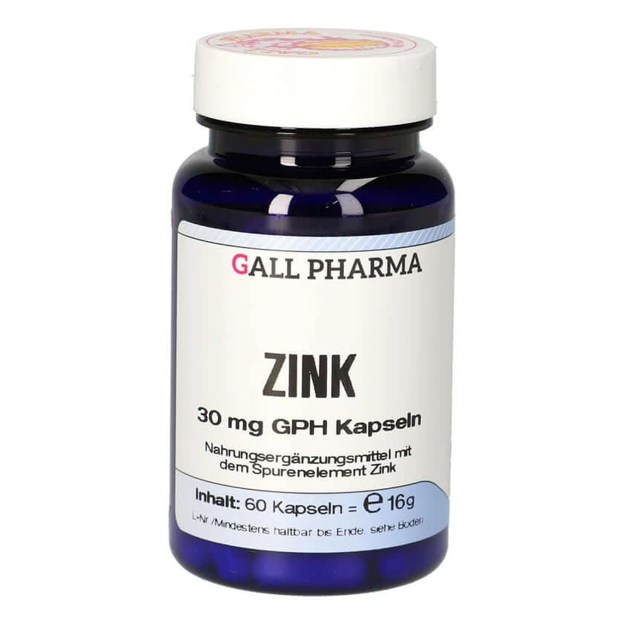 ZINC 30 mg GPH Capsule 60 Capsule