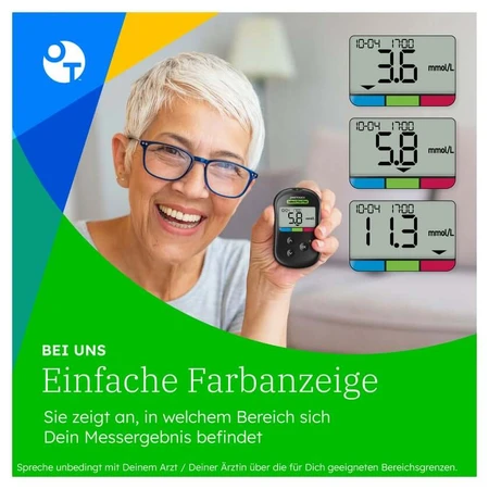 OneTouch Select Plus Flex bloedglucosemeter (mmol/dL) 1 st