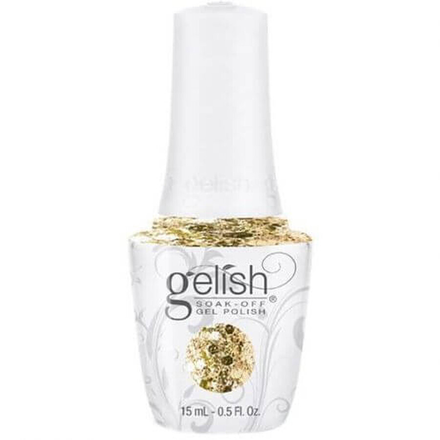 Lac unghii semipermanent Gelish UV All That Glitter is Gold 15ml