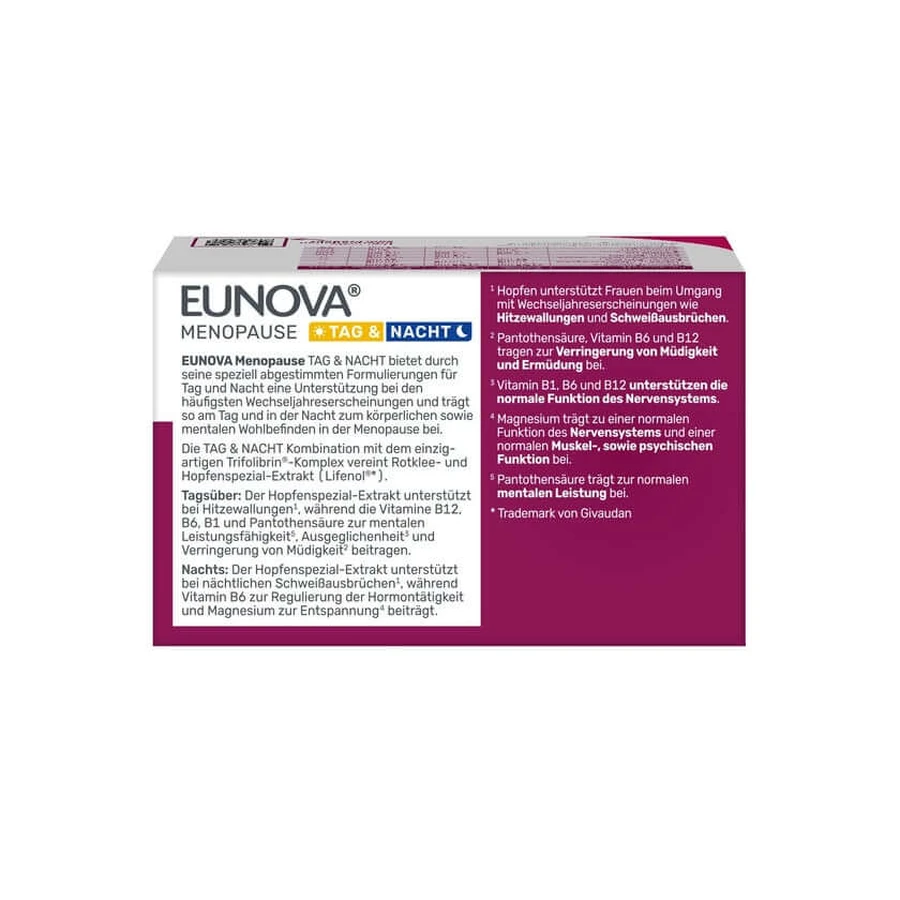 EUNOVA MENOPAUSE DAY&NIGHT 60 pcs.