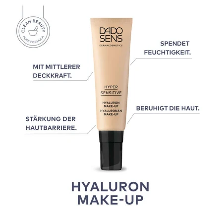 DADO SENS HYPERSENSITIVE HYALURON MAKE-UP beige - pour peau hypersensible 30 ml