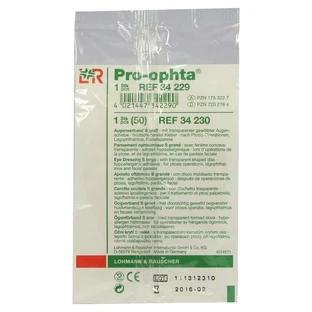 Pro-ophta oogverband S groot 1 st