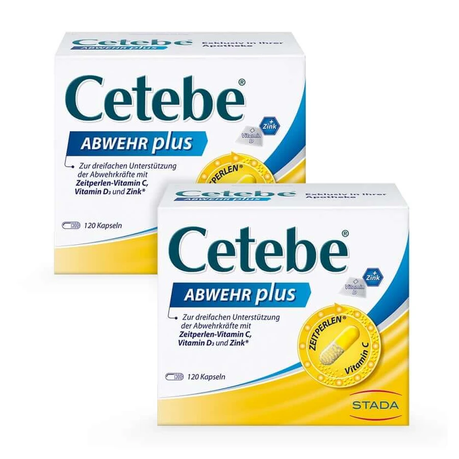 CETEBE Defense plus envase doble 2X120 unid.