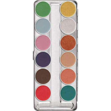 Paleta Fard crema Kryolan Aquacolor Interferenz pentru fara si corp 40ml