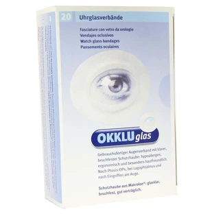 Okkluglas verre de montre bandage 20 pcs