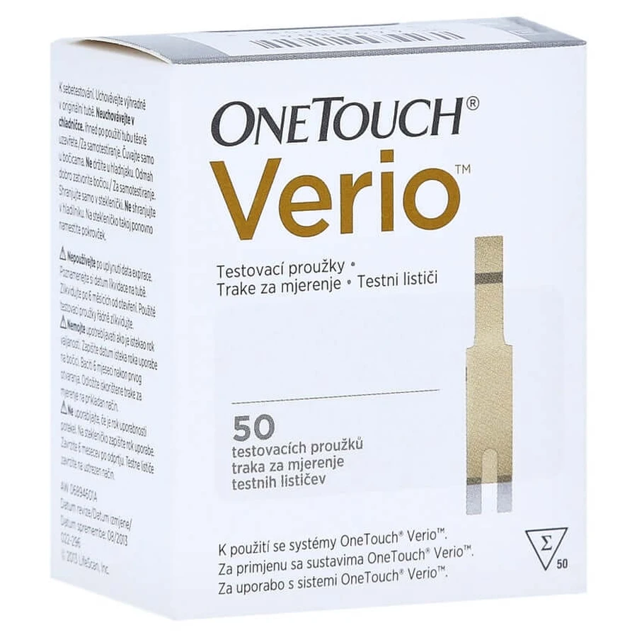 ONE Touch Verio tiras reactivas 50 unidades