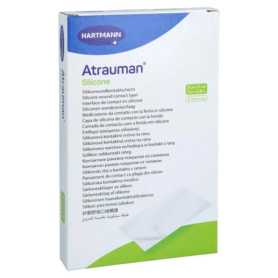 Atrauman Silicone Steril 5x7 cm Kompress 5 St