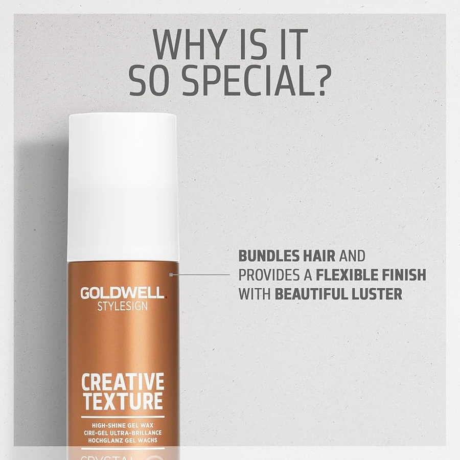 Goldwell Creative Texture Crystal Turn High-Shine Gel Wax Spray 100ml