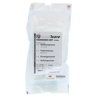 SET de traction de suture stérile avec couteau séparateur+pince 1 pc