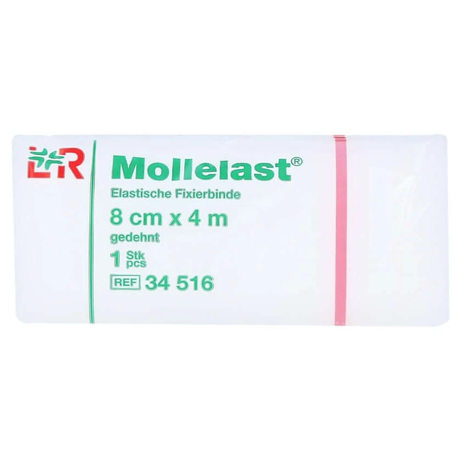 Mollelast Binden 8 cmx4 m weiß 1 St