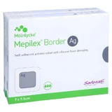 Mepilex Border Ag foam dressing 7x7.5 cm st 10 pcs
