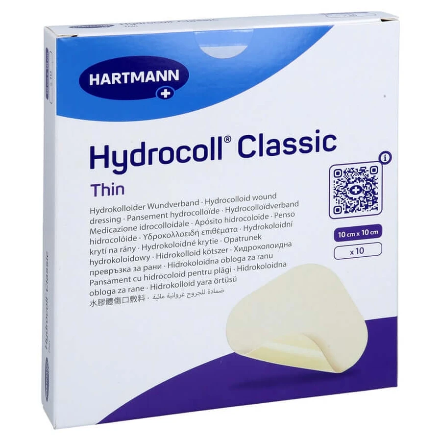 Hydrocoll Classic Cienki opatrunek na rany 10x10 Cm 10 szt.: ceny i cechy