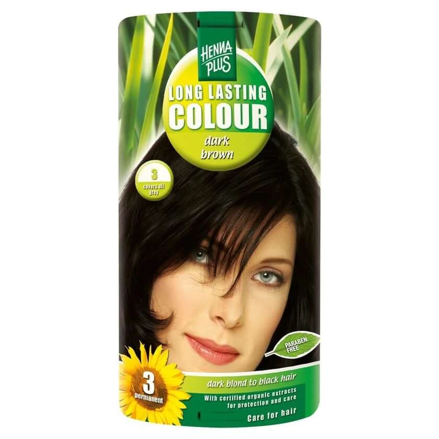 Hennaplus Marrone scuro a lunga durata 3 100 ml