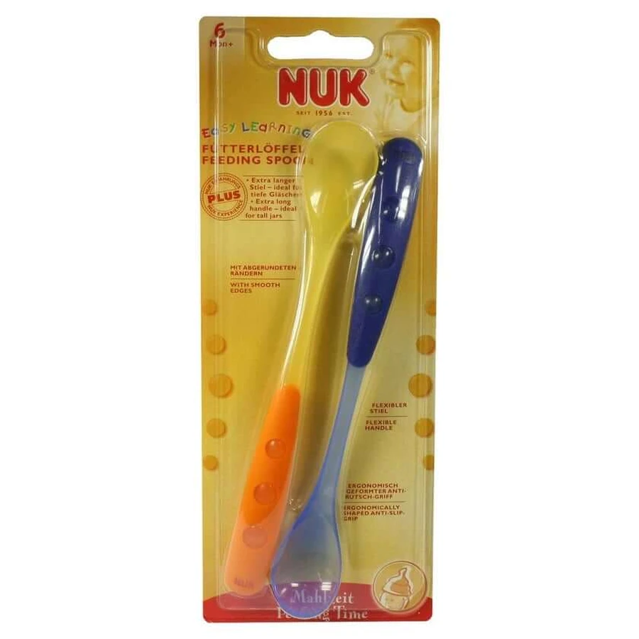 Lingură de hrănire NUK Easy Learning 2 buc