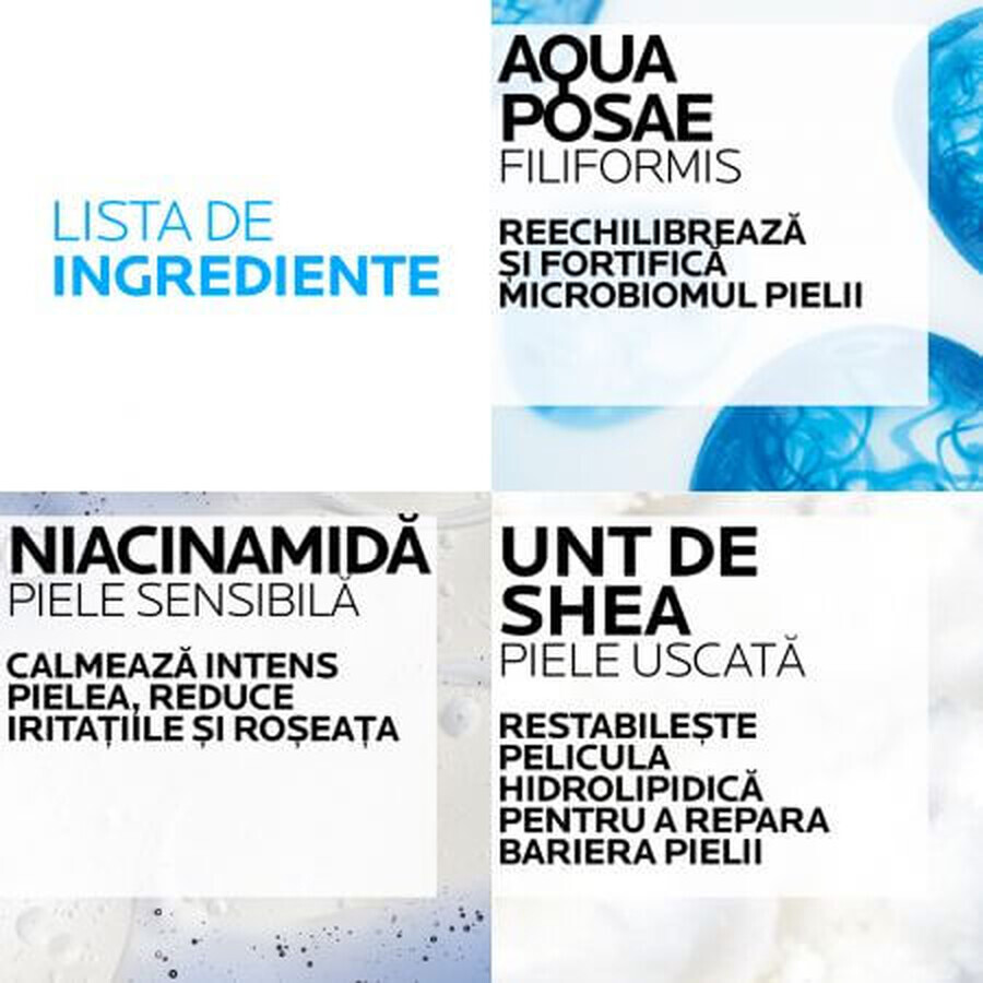 La Roche-Posay Lipikar Syndet AP+ cremă de spălare anti-iritații pentru piele sensibilă, 200 ml