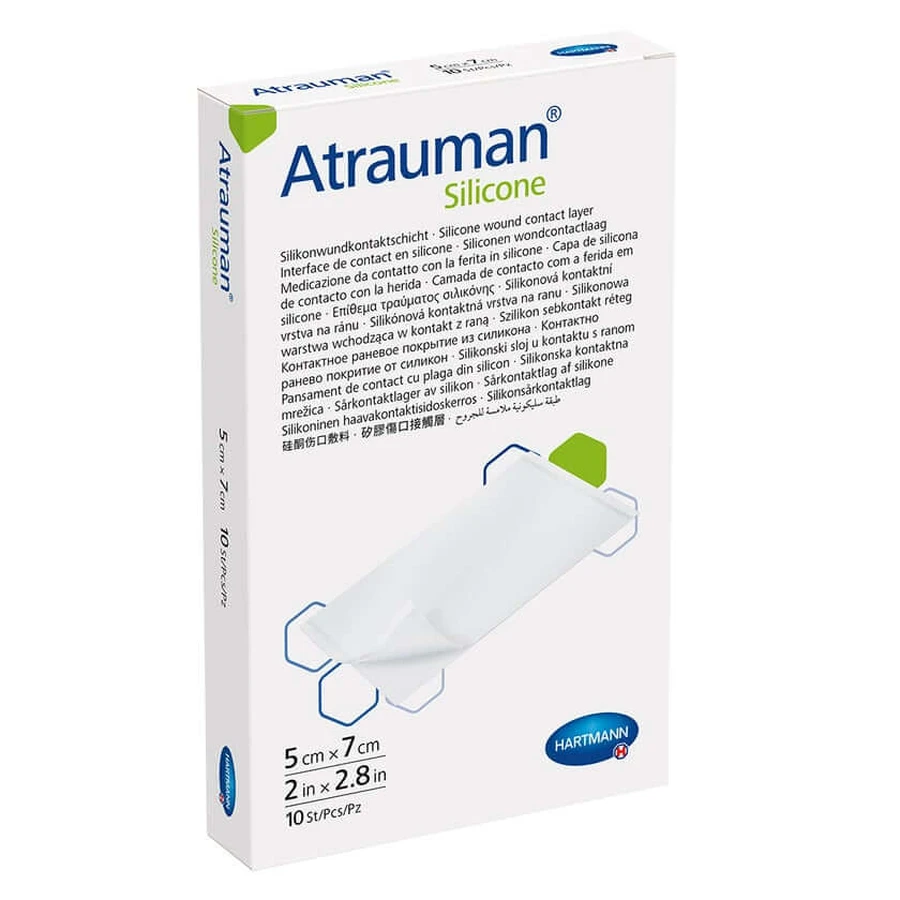 Atrauman Silicone 5 x 7 cm 10 pz.