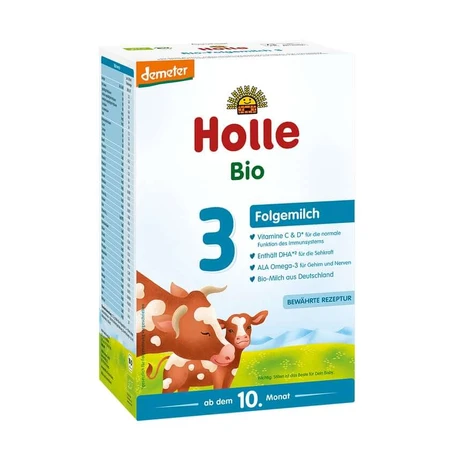 Lapte de continuare organic Holle pentru bebeluși 3 600 g