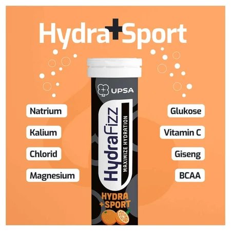 UPSA Hydrafizz Sport Orange 16 St