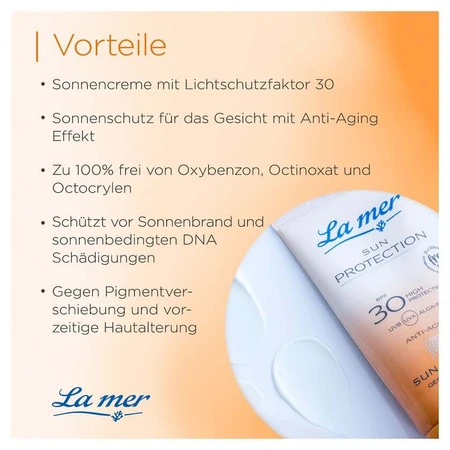 La mer SUN PROTECTION Sun Cream Face SPF 30 50 ml
