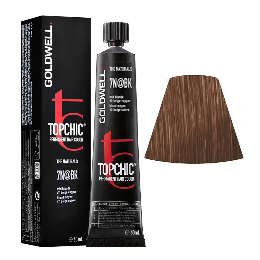 Vopsea de par permanenta Goldwell Top Chic Can 7N@BK 250ml