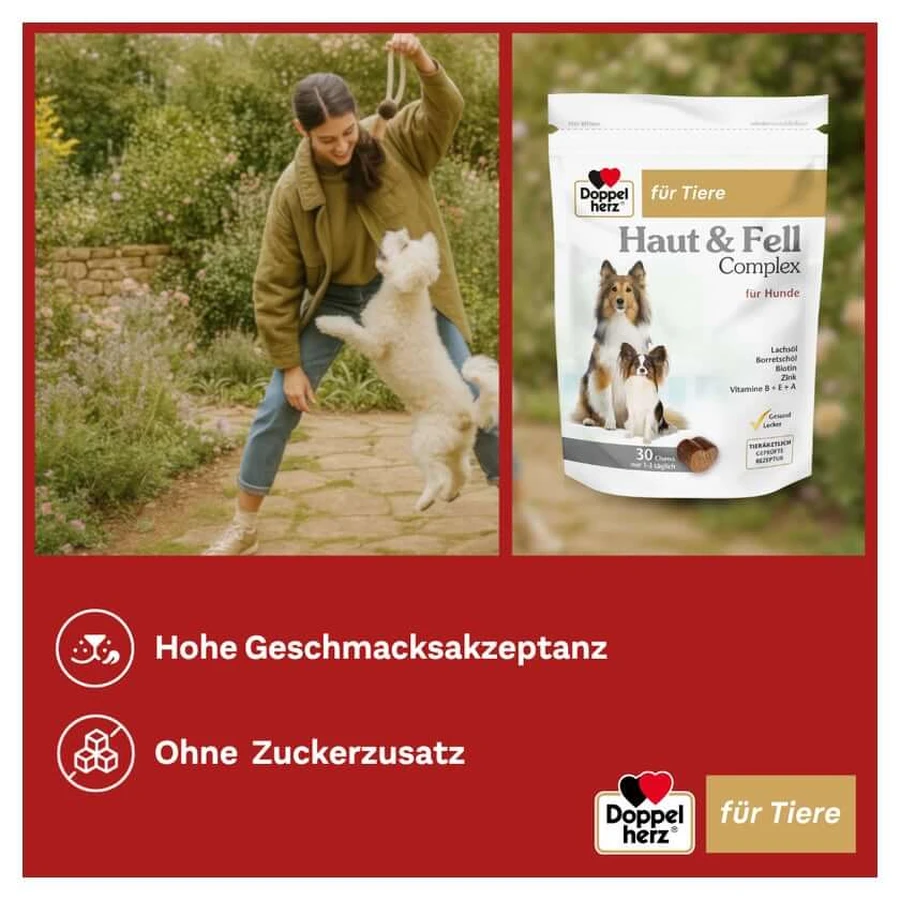 Double Heart for Animals Complejo Piel y Pelaje 30 St