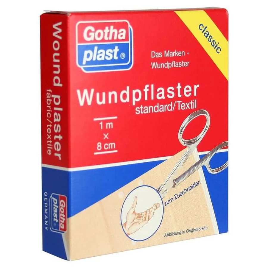 Gothaplast wound plaster standard 1mx8cm 1 pc