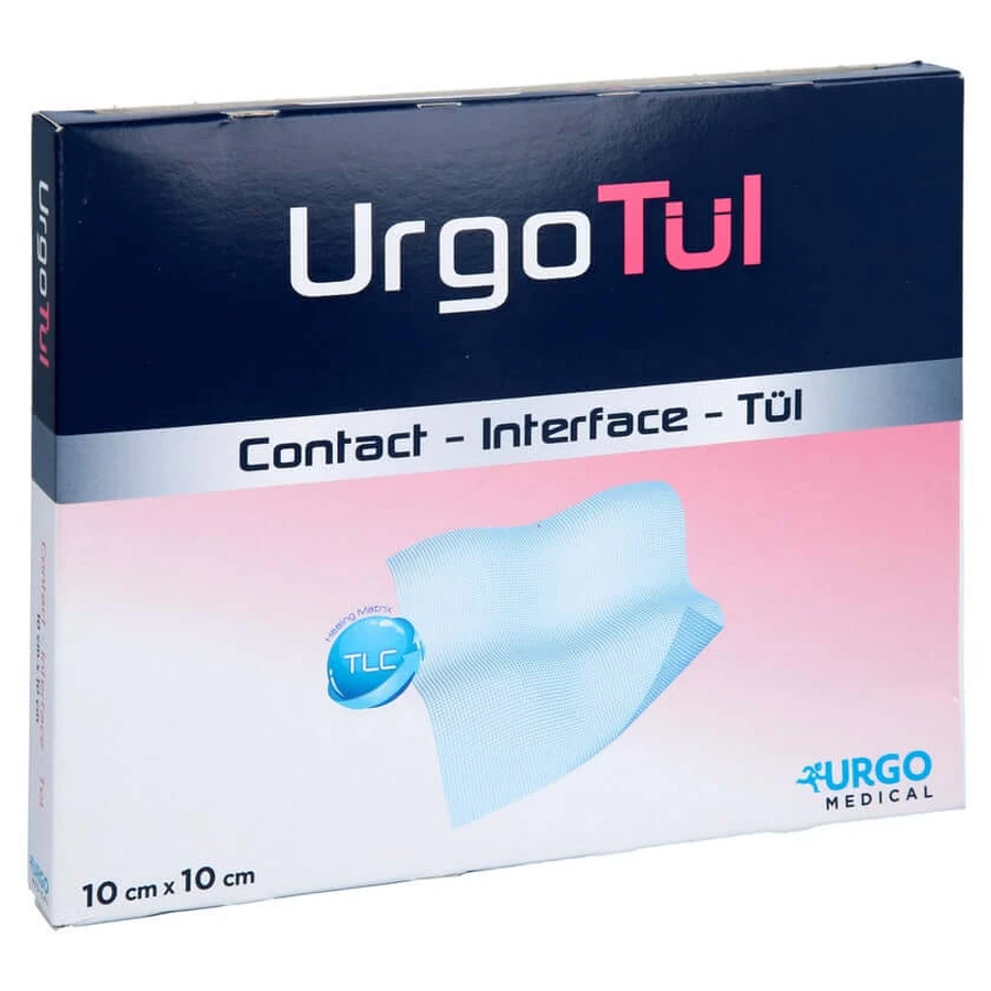 Urgotül 10x10 cm garza per ferite 10 pz.