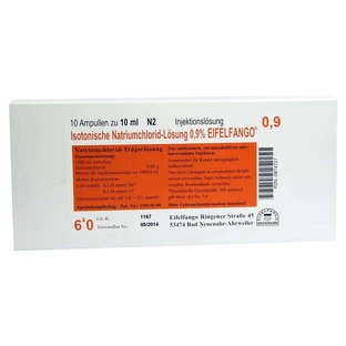 Soluție izotonică de NaCl 0,9% Eifelfango 10X10 ml