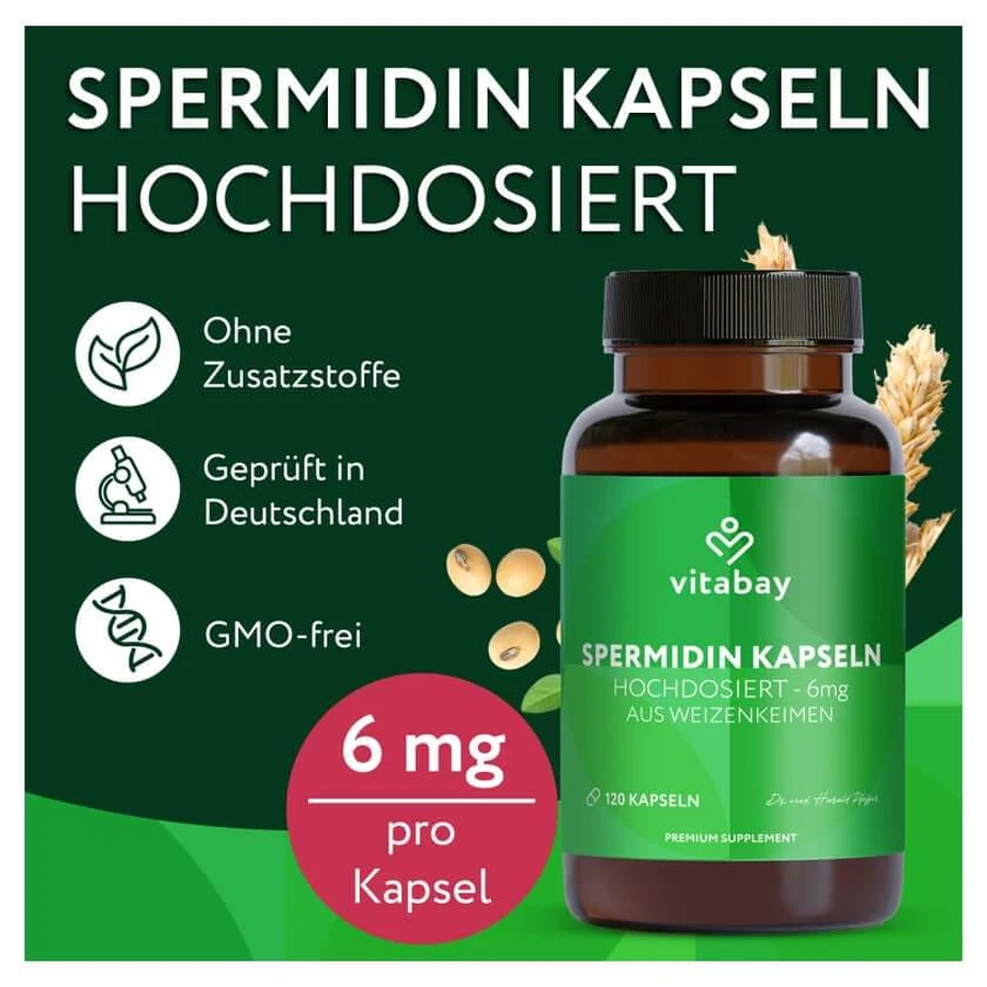 Vitabay Espermidina 6 mg 120 St