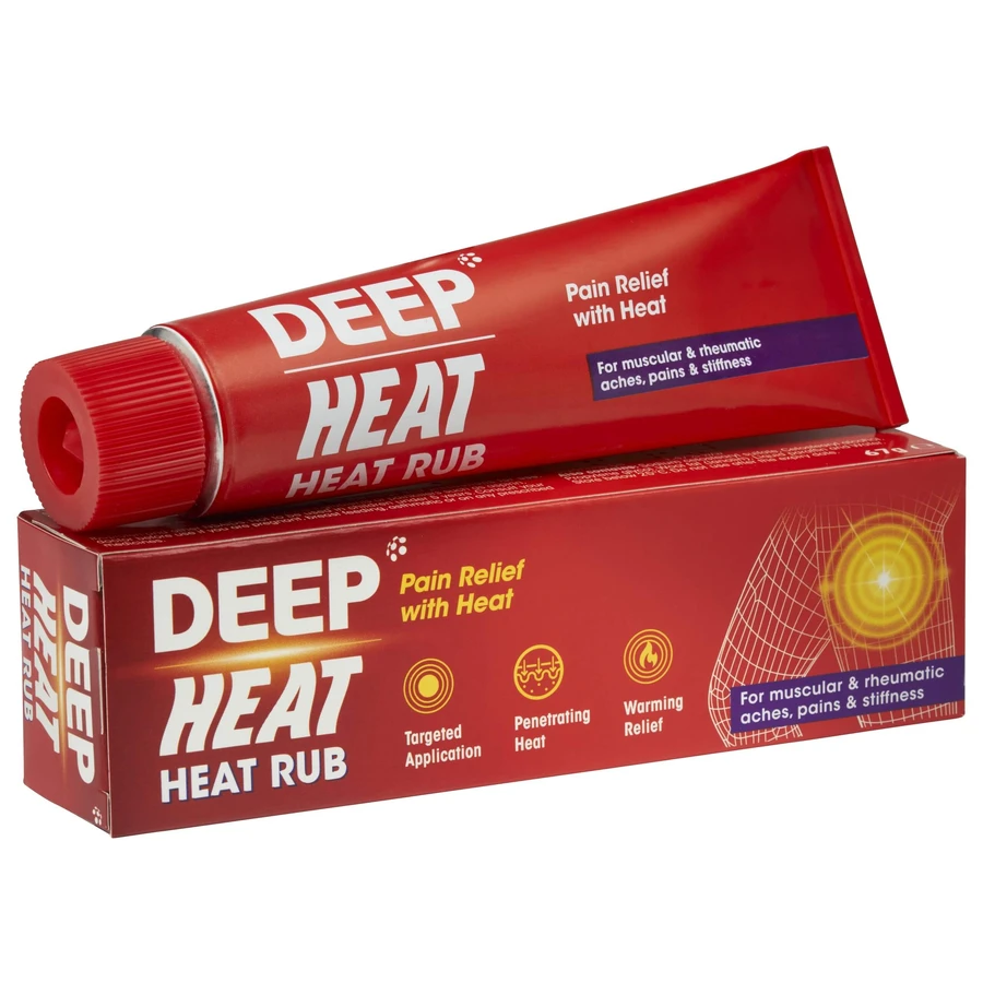 Deep Heat Rub Cream, 67 g, Mentholatum